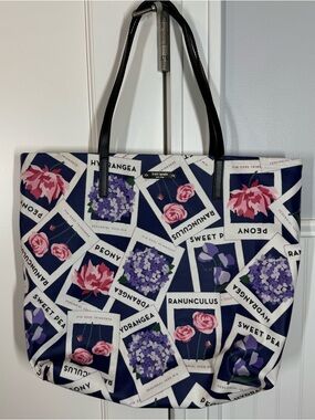 Kate Spade New York Turn Over A New Leaf Seed Packet Large Tote bag